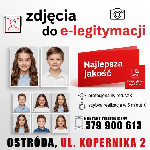 Zdjęcie przedstawiające zdjęcia do dokumentów, paszportu, dowodu osobistego, itp.